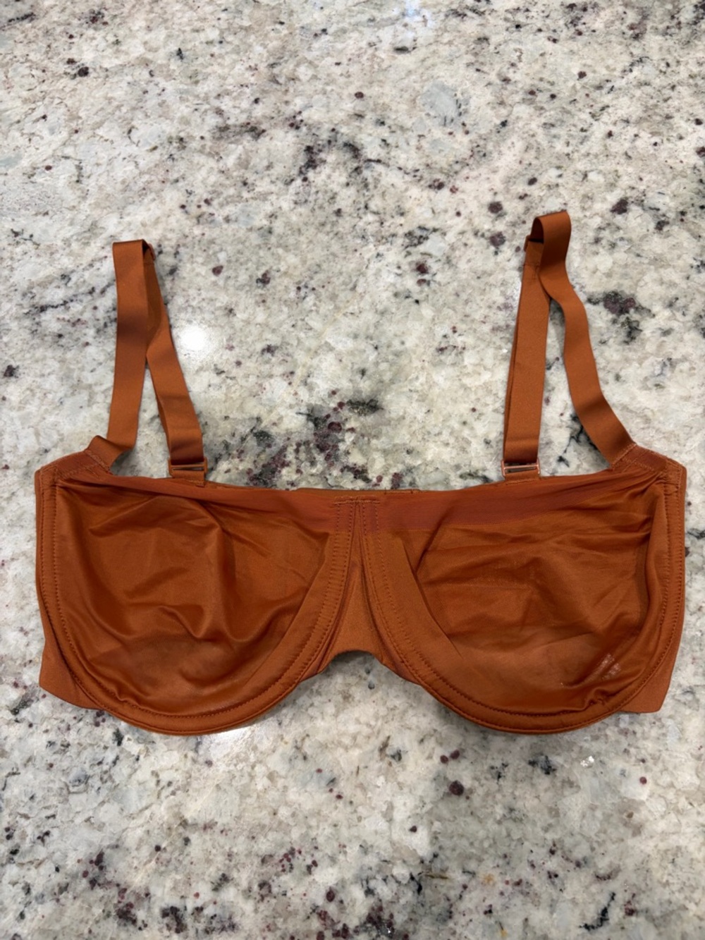 SKIMS No Show Unlined Balconette Bra - Bronze